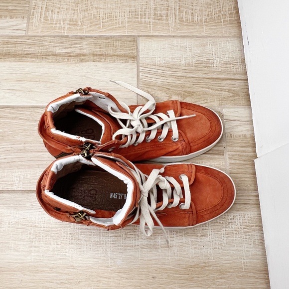 NEW A.S. 98  Adler Platform High Top Sneakers Rust Orange Size EU 42 US 11 - Picture 3 of 12